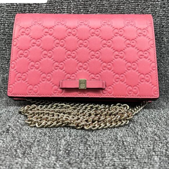 Gucci Leather Shoulder Bag 610-080425 - Picture 1 of 15